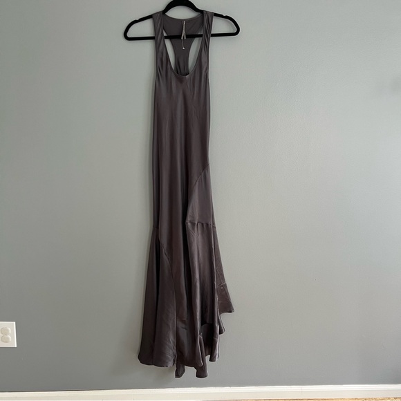 NEW Anthropologie Seamed Silk Dress - Picture 3 of 10